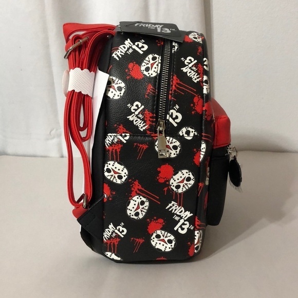 Friday the 13th Jason Horror Movie Print Mini Backpack New main image 8